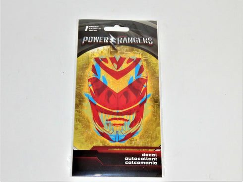 Power Rangers Movie Car Window Laptop Red Ranger Helmet Decal Sticker